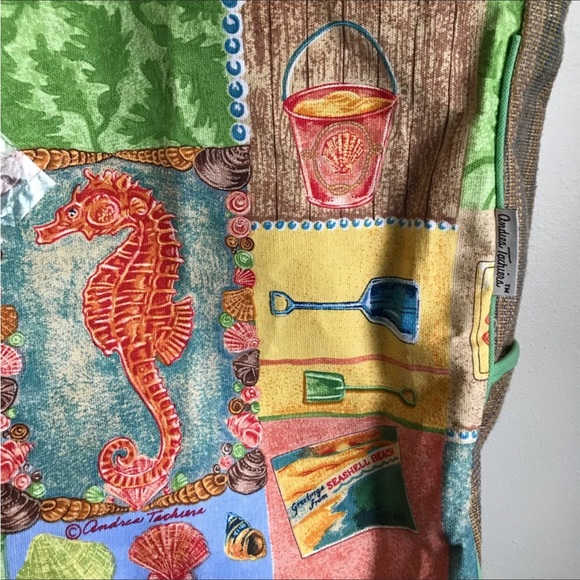 SUN AND SAND Canvas Beach Bag Tote - Picture 4 of 7